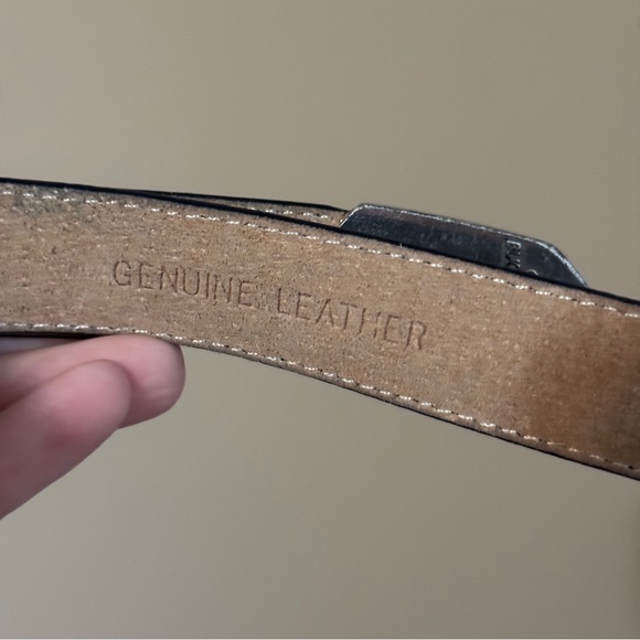 Vintage 90s Bucklesource Leather Link Belt - Picture 6 of 6